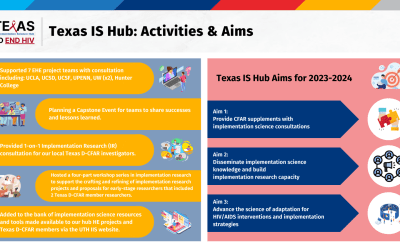 The Texas IS Hub – Expanding Resources and Expertise in EHE and Beyond